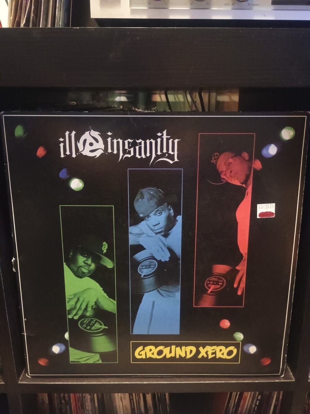 ILL INSANITY - GROUND XERO LP US 2008 Hip Hop Vinyl VG/VG Rare